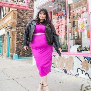 Vibrant Pink Women's Skirt